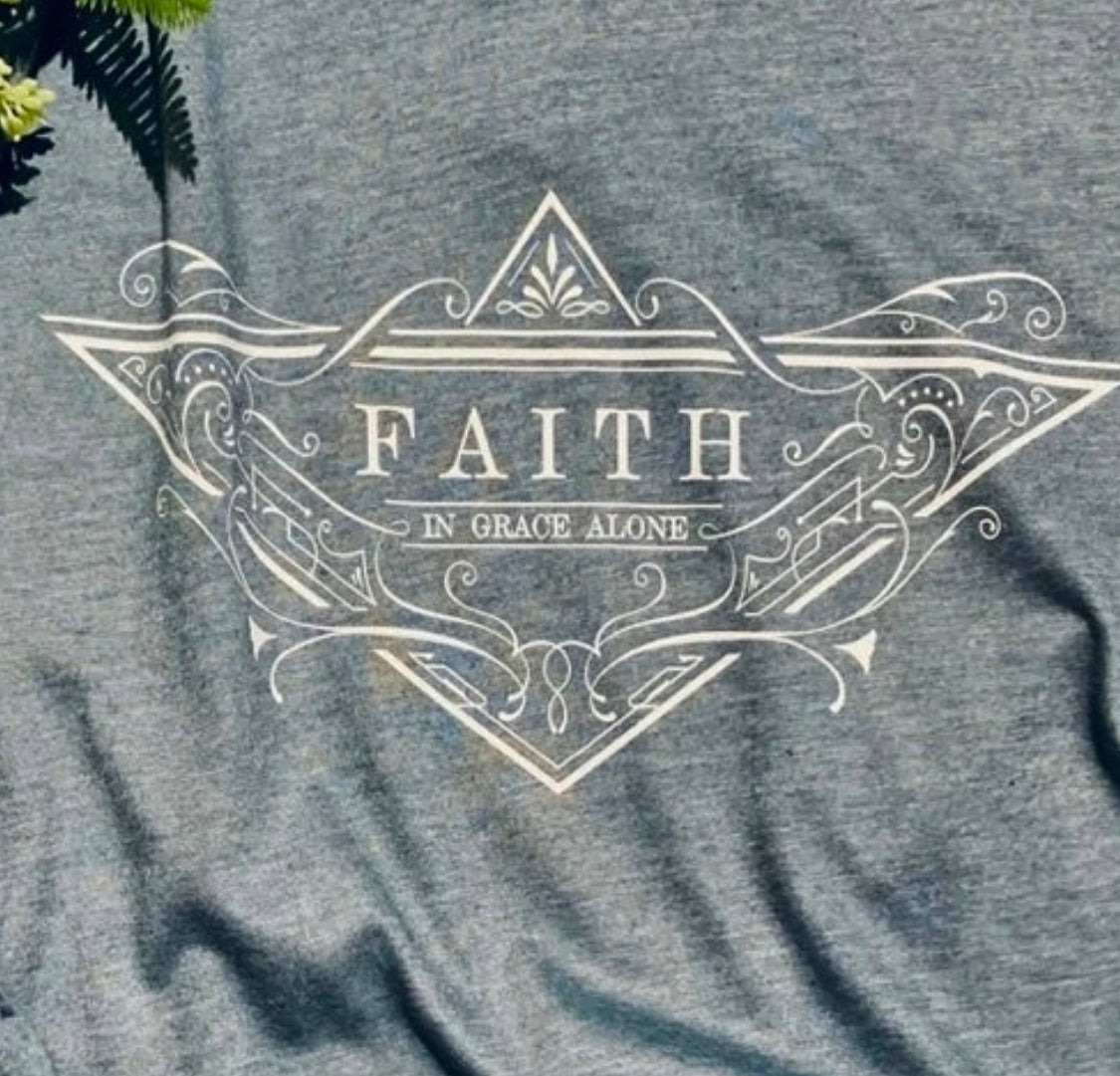 Faith In Grace Alone-Long Sleeve -Graphic Tee – Crossroads