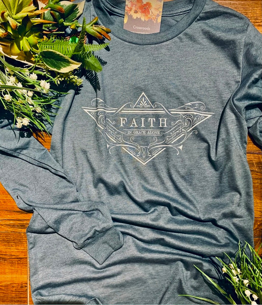 Faith In Grace Alone-Long Sleeve -Graphic Tee