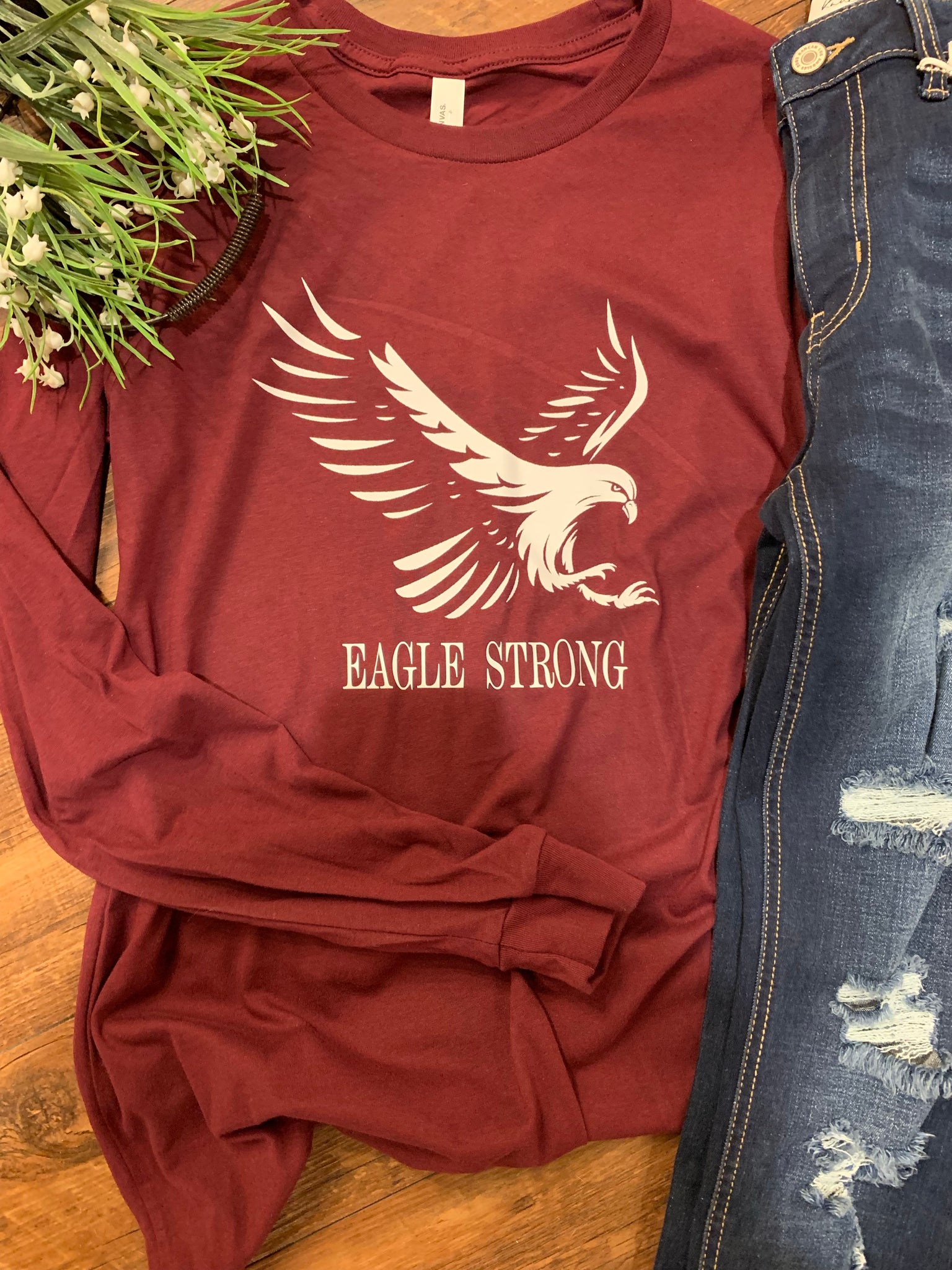 Eagle Strong graphic tee